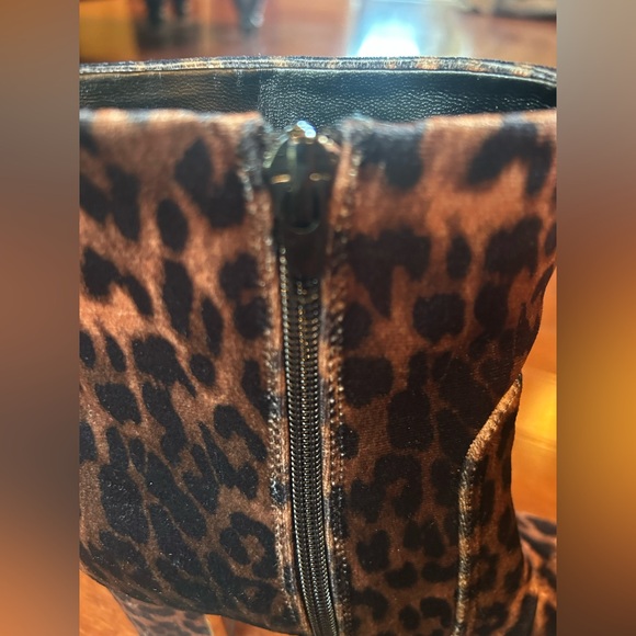 Velvet Leopard Boot - Picture 8 of 10